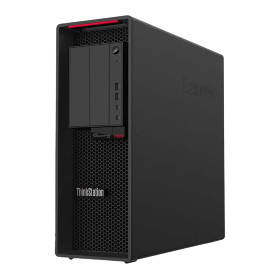 Lenovo ThinkStation P620 Einrichtungsanleitung