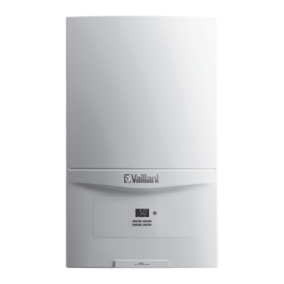Vaillant ecoTEC pure VC 146/7-2 Installations- Und Wartungsanleitung