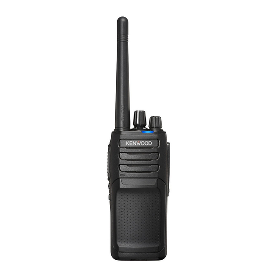 Kenwood NX-1200DFN Ergänzung Zur Bedienungsanleitung