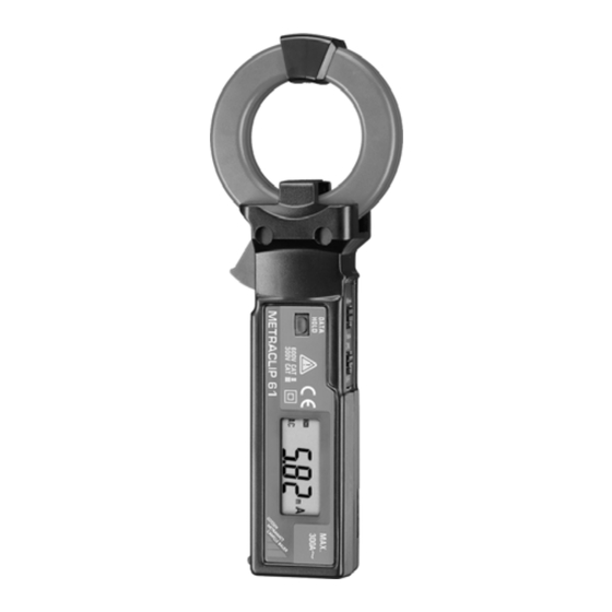 Gossen MetraWatt METRACLIP 61 Bedienungsanleitung
