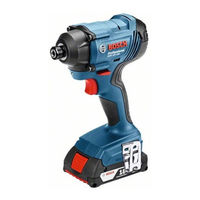 Bosch GDR 18 V-160 Professional Originalbetriebsanleitung