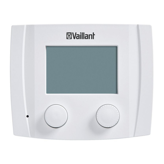 Vaillant VRT 310 Installationsanleitung