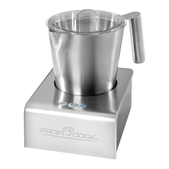 Profi Cook PC-MS 1032 Bedienungsanleitung Und Garantie