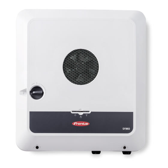 Fronius Primo GEN24 4.0 Plus Schnellstartanleitung