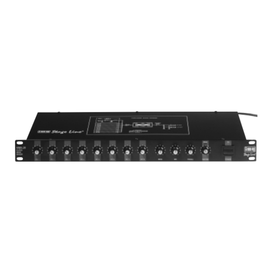 IMG STAGELINE MMX-28 Bedienungsanleitung