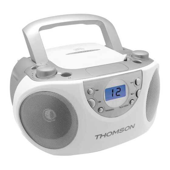 THOMSON RCD150 Bedienungsanleitung