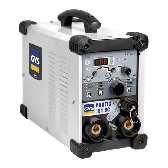 GYS ims TIG PRO 161 DC Bedienungsanleitung