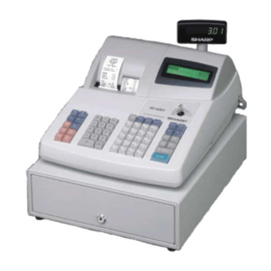 Sharp XE-A301 Bedienungsanleitung