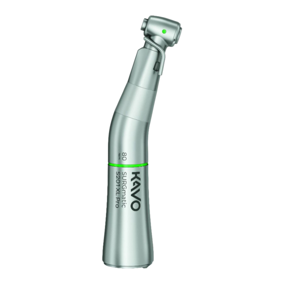 KaVo SURGmatic S201 XL Pro Gebrauchsanweisung