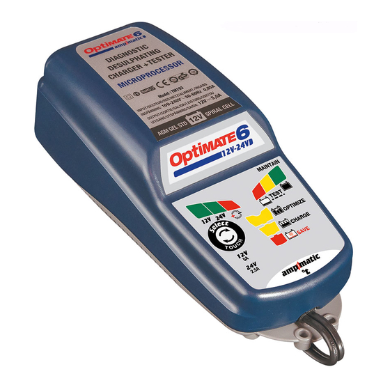 Tecmate OPTIMATE 6 TM370 Anwendungsvorschriften