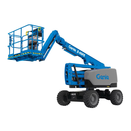 Terex Genie Z-45 FE Bedienungsanleitung