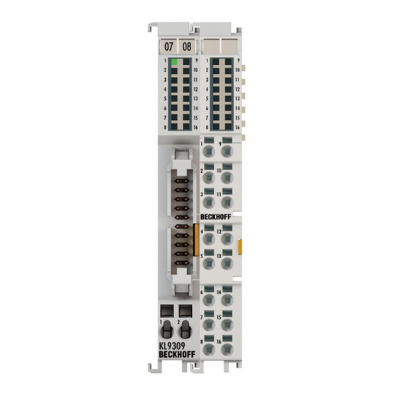 Beckhoff KL9309 Dokumentation