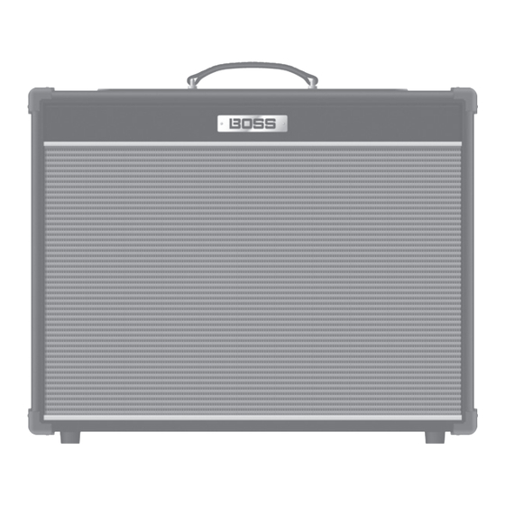 Boss Nextone Stage Bedienungsanleitung