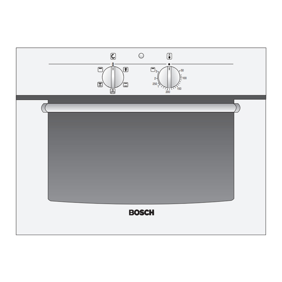 Bosch HBK 26 Serie Gebrauchsanleitung