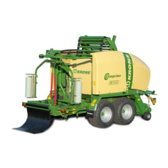Krone COMPRIMA CF 155 XC Betriebsanleitung