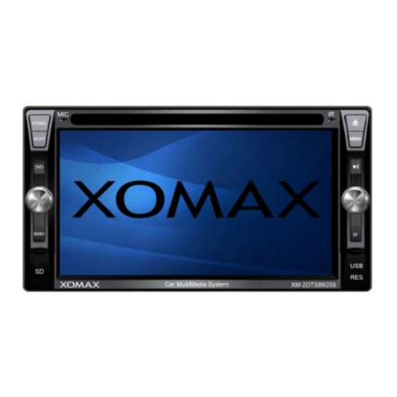 Xomax XM-2DTSB6209 Anleitung