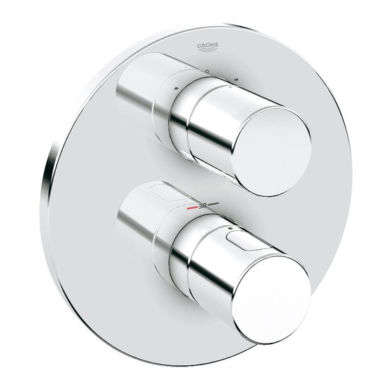 Grohe Grohtherm 3000 Cosmopolitan Installation