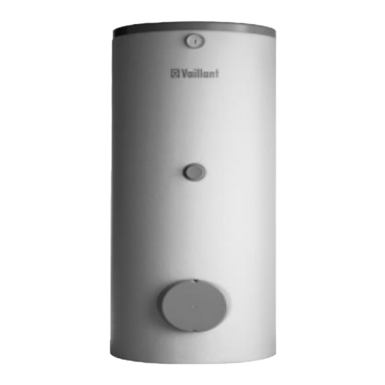 Vaillant VIH Serie Bedienungs- Und Installationsanleitung