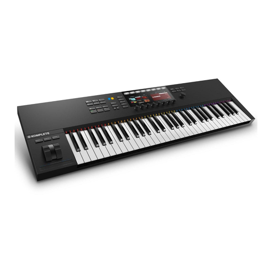 Native Instruments KOMPLETE KONTROL S-series Benutzerhandbuch