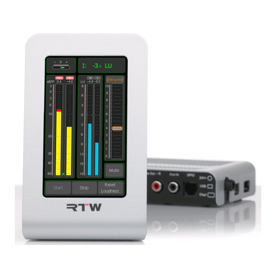 RTW TM3 Anleitung