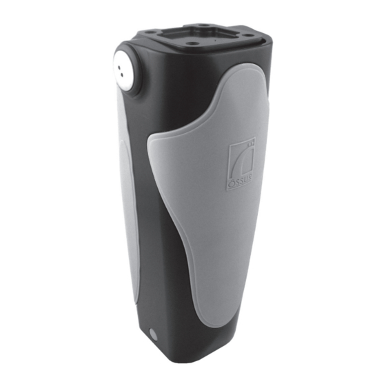 Ossur Mauch Knee Plus Bedienungsanleitung