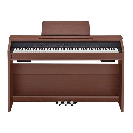 Casio Privia PX-860 Bedienungsanleitung