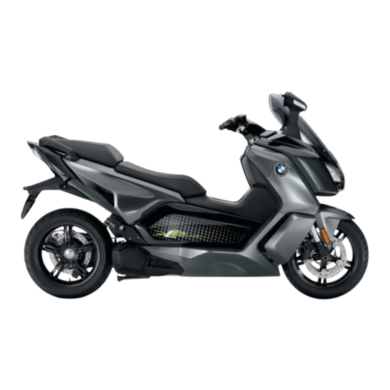 BMW Motorrad C evolution Betriebsanleitung