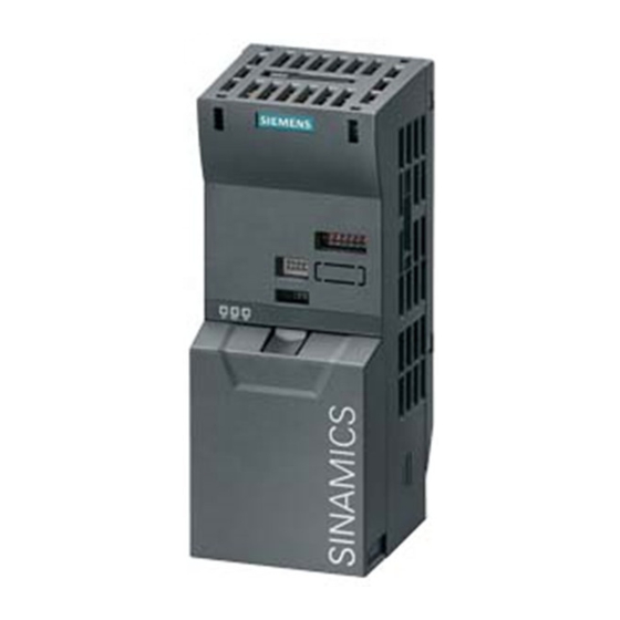 Siemens SINAMICS G120 CU240E Betriebsanleitung