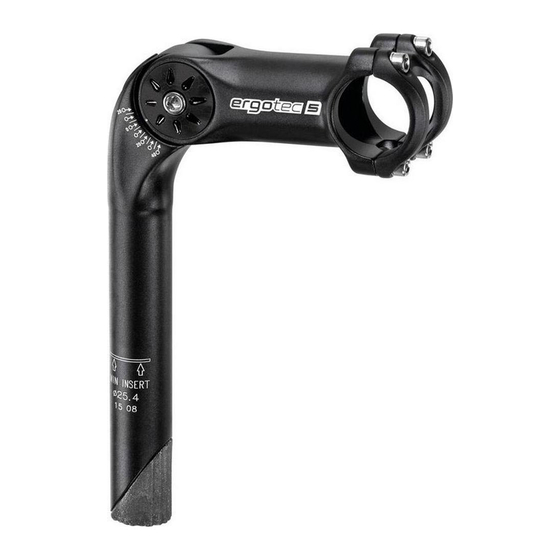 ERGOTEC OCTOPUS XL Montage-Und Sicherheitshinweise