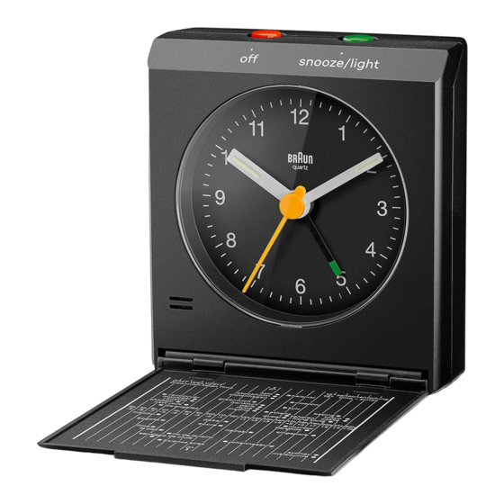 Braun BC05 Kurzanleitung