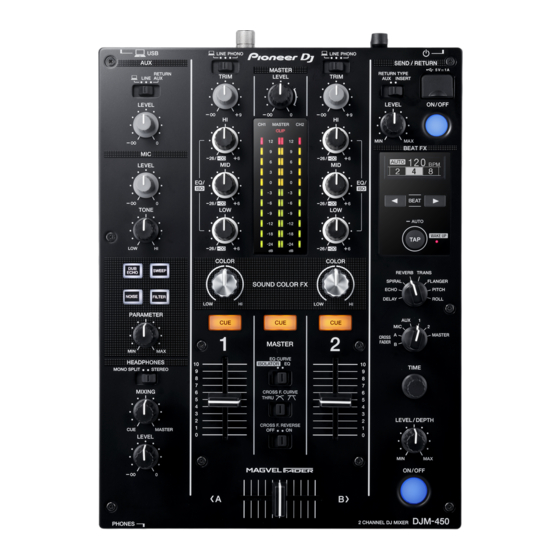 PIONEER DJ DJM-450 Bedienungsanleitung