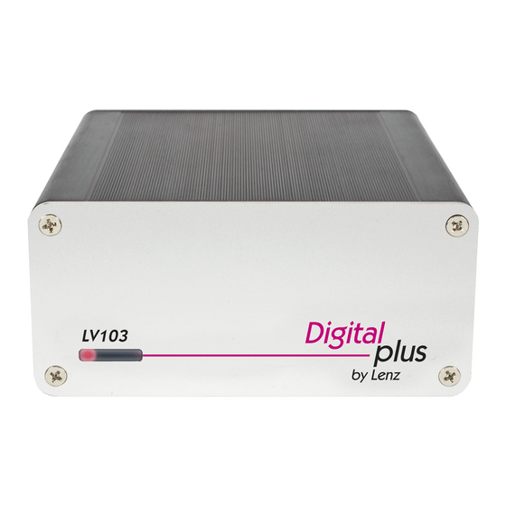 Lenz Digital plus LV103 Information