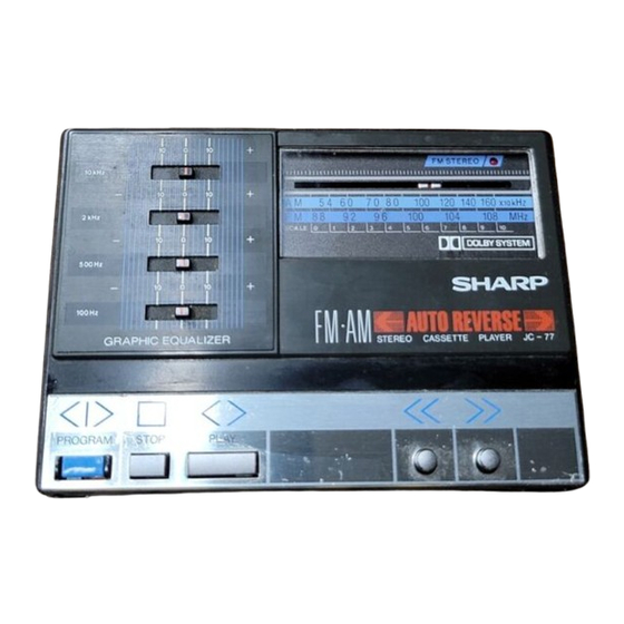 Sharp JC-7G Serviceanleitung