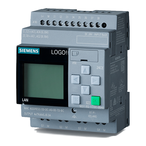 Siemens LOGO Gerätehandbuch