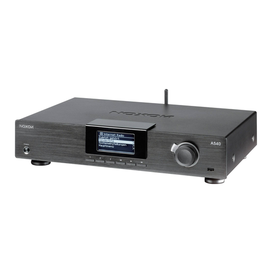 Noxon A540 Bedienungsanleitung