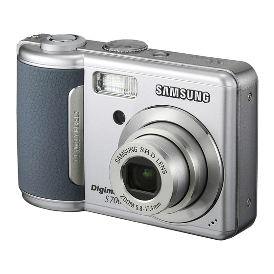 Samsung Digimax S700 Bedienungsanleitung