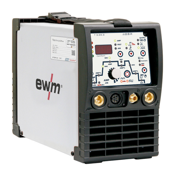 EWM Tetrix 180 Comfort 5P TG Betriebsanleitung