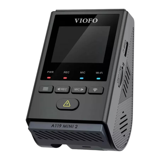 Viofo A119 MINI2 Bedienungsanleitung