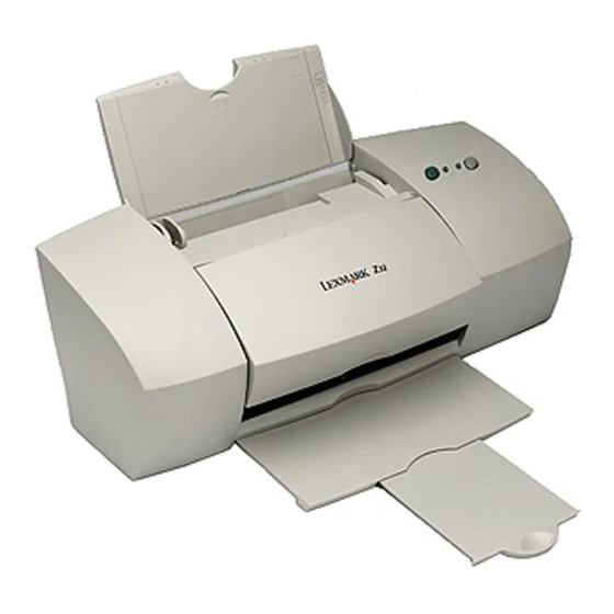 Lexmark Z22 Benutzerhandbuch