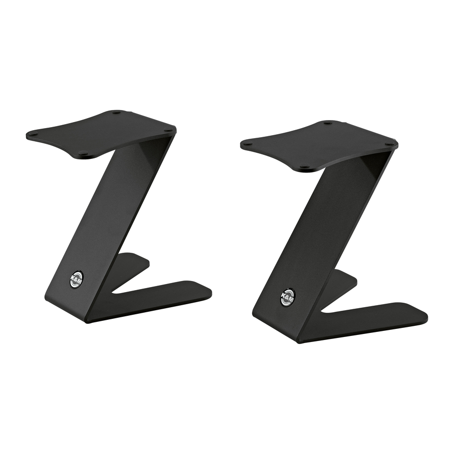Konig & Meyer Z-Stand Nutzungsinformation