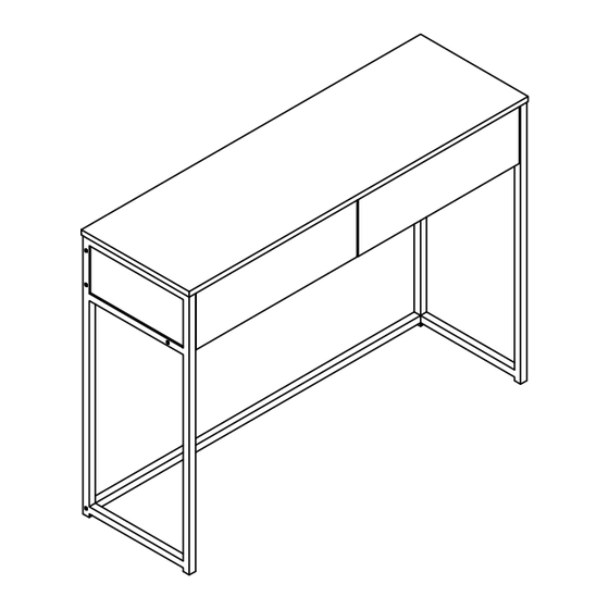 CONFORAMA CONSOLE NOIR/BOIS Montageanleitung