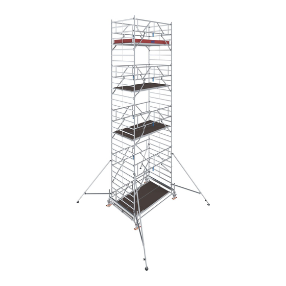KRAUSE STABILO Professional 500 Aufbau- Und Verwendungsanleitung