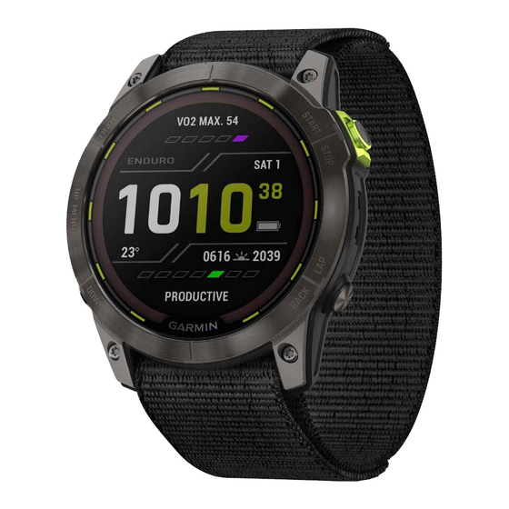 Garmin ENDURO 2 Schnellstartanleitung