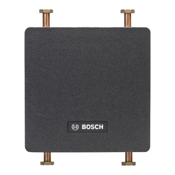 Bosch HP-PCU Installationsanleitung
