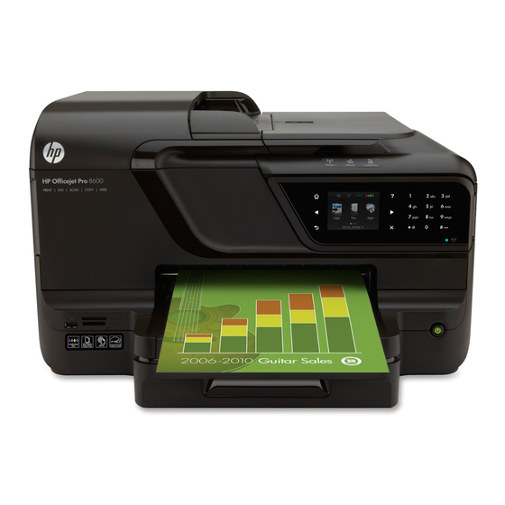 HP OFFICEJET PRO 8600 Benutzerhandbuch