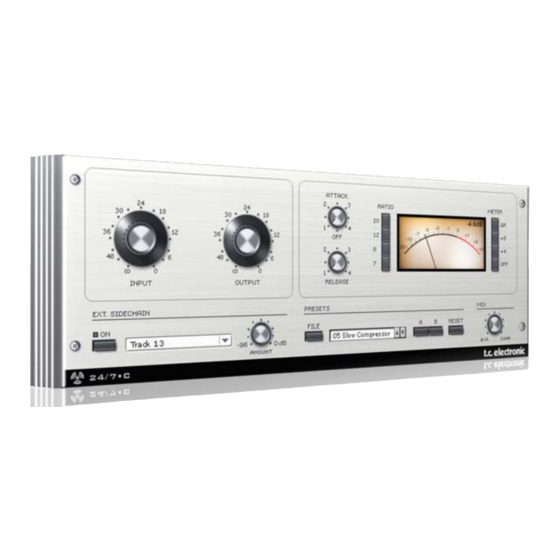 TC Electronic 24/7-C PowerCore Bedienungsanleitung