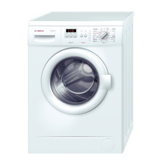 Bosch WAA28260 Classixx 5 Gebrauchsanleitung