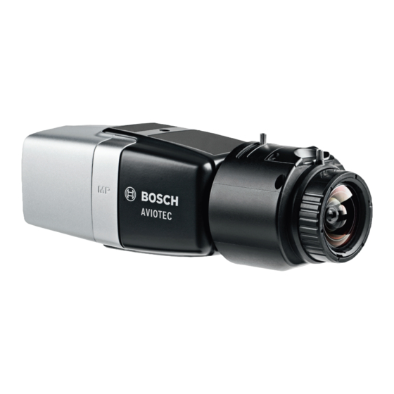 Bosch AVIOTEC IP starlight 8000 Kurzinstallationsanleitung