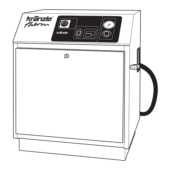 Kranzle t 600 E-ST 18 Betriebsanleitung