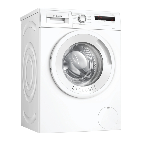 Bosch WAN28092 Gebrauchs- Und Montageanleitung